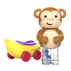 Zoomigos Monkey & Banana Car - by Educational Insights