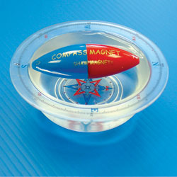 Compass Magnet and Bowl