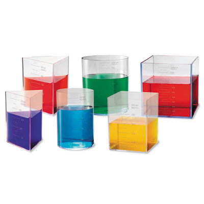 *Box Damaged* Litre Container Set - Set of 6 - by Learning Resources - LER1206/D