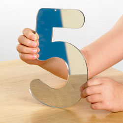 Mirror Numbers Large - 168mm - Set of 14