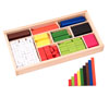 Wooden Cuisenaire Rods Set - with Wooden Storage Tray - Set of 308 Pieces - CD76087