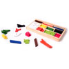 Wooden Cuisenaire Rods Set - with Wooden Storage Tray - Set of 308 Pieces - CD76087