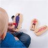 Wooden Community People Blocks - Set of 32 - CD73402