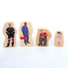 Wooden Community People Blocks - Set of 32 - CD73402