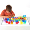 Translucent Colour Rainbow Cube Set - Set of 54 - CD73089