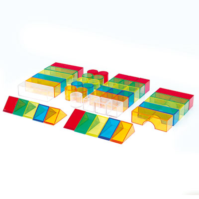 Translucent Colour Blocks - Set of 50 - CD73083