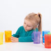 Translucent Colour Rainbow Jug Set - Set of 6 - CD73103