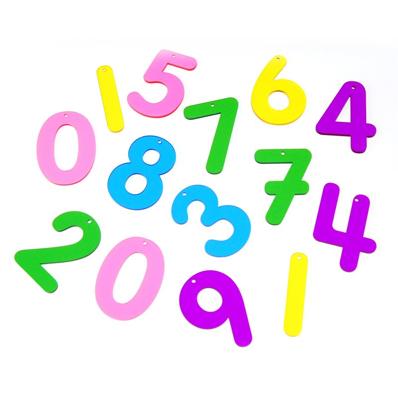 Rainbow Numbers - Set of 14 - CD72421
