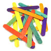 Coloured Lollipop Sticks - Large (150mm x 18mm) - Pack of 100