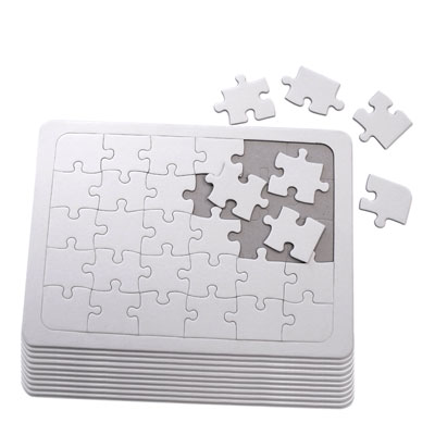 Blank Jigsaw Puzzles - Pack of 10 - MB7077-10