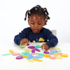 Clear Junior Rainbow Pebbles - Set of 36 - CD54109