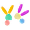 Clear Junior Rainbow Pebbles - Set of 36 - CD54109