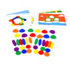 Junior Rainbow Pebbles Activity Set - Set of 36 Pebbles and 8 Activity Cards - CD75154