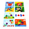Junior Rainbow Pebbles Activity Set - Set of 36 Pebbles and 8 Activity Cards - CD75154