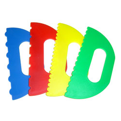 Plastic Paint Scrapers - Set of 4