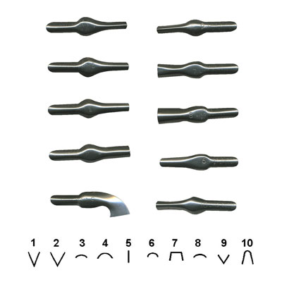 Spare/Replacement Cutters - Set of 25 - Shapes 1-5 - MB7921-25