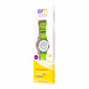 EasyRead Time Teacher Alloy Wrist Watch - Rainbow Face - Past & To - Lime Strap - ERW-COL-PT-L