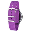 EasyRead Time Teacher Alloy Wrist Watch - Rainbow Face - Past & To - Purple Strap - ERW-COL-PT