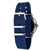 EasyRead Time Teacher Alloy Wrist Watch - Red & Blue Face - Past & To - Navy Blue Strap - ERW-RB-PT-NB