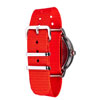 EasyRead Time Teacher Alloy Wrist Watch - Red & Blue Face - Past & To - Red Strap - ERW-RB-PT-R