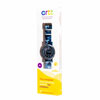 EasyRead Time Teacher Alloy Wrist Watch - Black-Blue Face - Past & To - Blue Camo Strap - ERW-BKB-PT-BC