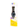 EasyRead Time Teacher Alloy Wrist Watch - Black-Green Face - Past & To - Green Camo Strap - ERW-BKG-PT-GC