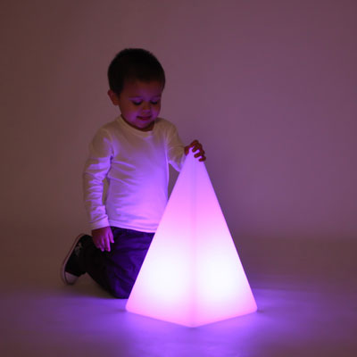 *BOX DAMAGED* Sensory Mood Light Pyramid - 480mm - CD75550/D