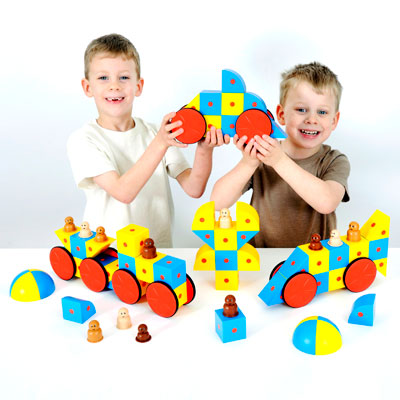 3D Magnetic Blocks Super Class Set - Set of 68 - EA-96