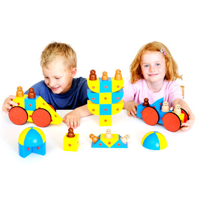 3D Magnetic Blocks Class Set - Set of 48 - EA-98