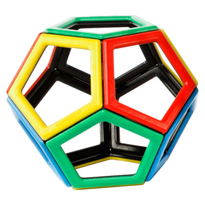 Magnetic Polydron Pentagon Set - Set of 12 Pieces - 50-1070