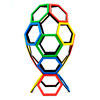 Magnetic Polydron Hexagon Set - Set of 20 Pieces - 50-3600