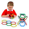 Magnetic Polydron Hexagon Set - Set of 20 Pieces - 50-3600