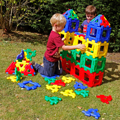 Giant Polydron 80 Piece Set - 70-7010