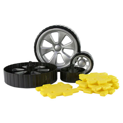 Giant Polydron Add-on Wheels Set - 70-7410