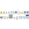 Polydron Bridges Class Set - Set of 322 Pieces - 10-9030
