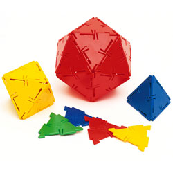 Polydron Equilateral Triangles - Set of 100