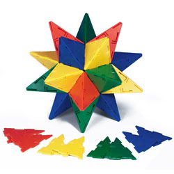 Polydron Isosceles Triangles - Set of 60