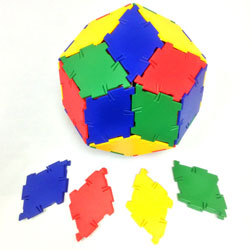 Polydron Rhombus - Set of 40
