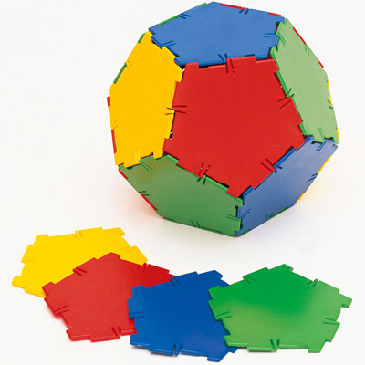 Polydron Pentagons - Set of 24 - 10-0500