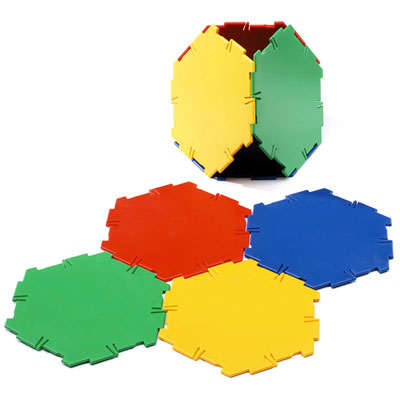 Polydron Hexagons - Set of 20 - 10-0600