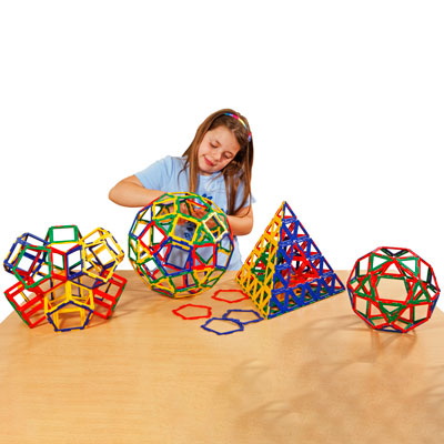 Polydron Frameworks Basic Set - Set of 280 Pieces - 10-3005F