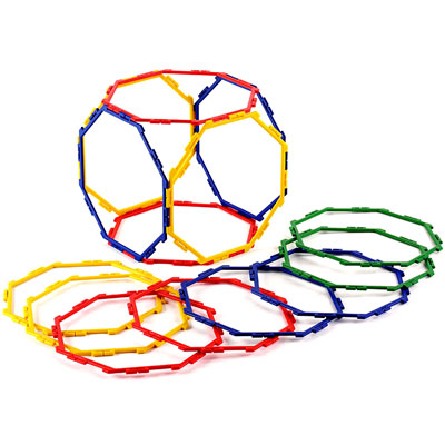 Polydron Frameworks Octagons - Set of 18 - 10-F800