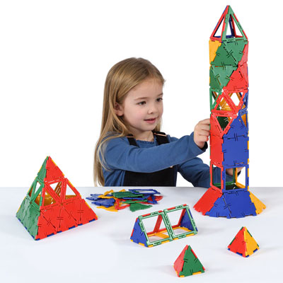 Polydron Mega Box - Set of 126 Pieces - 20-5003R