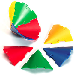 Polydron Sphera Cone Pieces - Set of 32