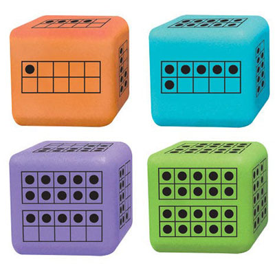 Ten-Frame Dice - Set of 12 - H2M86887