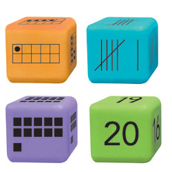 Multiple Representation Number Dice - Set of 16