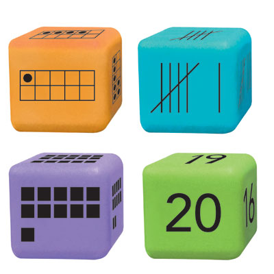 Multiple Representation Number Dice - Set of 16 - H2M86889