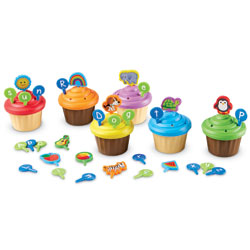 ABC Party Cupcake Toppers