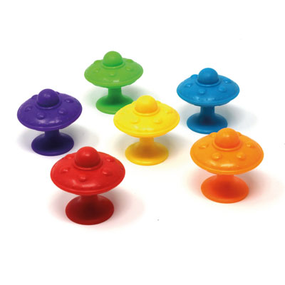 Super-Suction Space Saucers - Set of 30 - LSP5550-UK