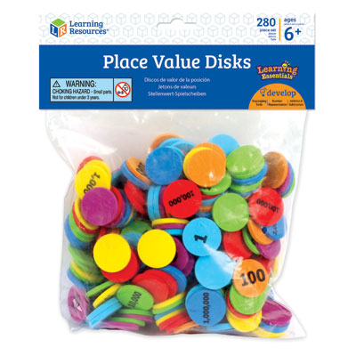 Soft Foam Place Value Disks - Set of 280 LER5215 | Primary ICT